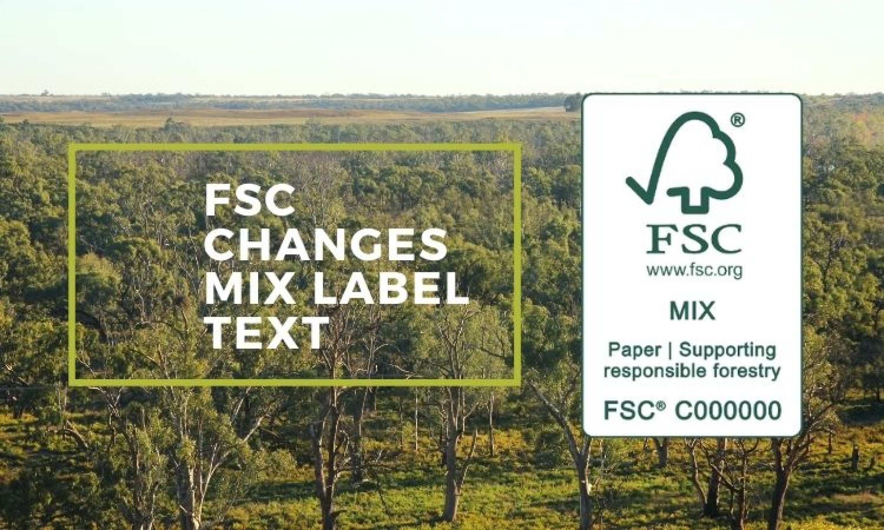 FSC Changes MIX Label Text | Forest Stewardship Council